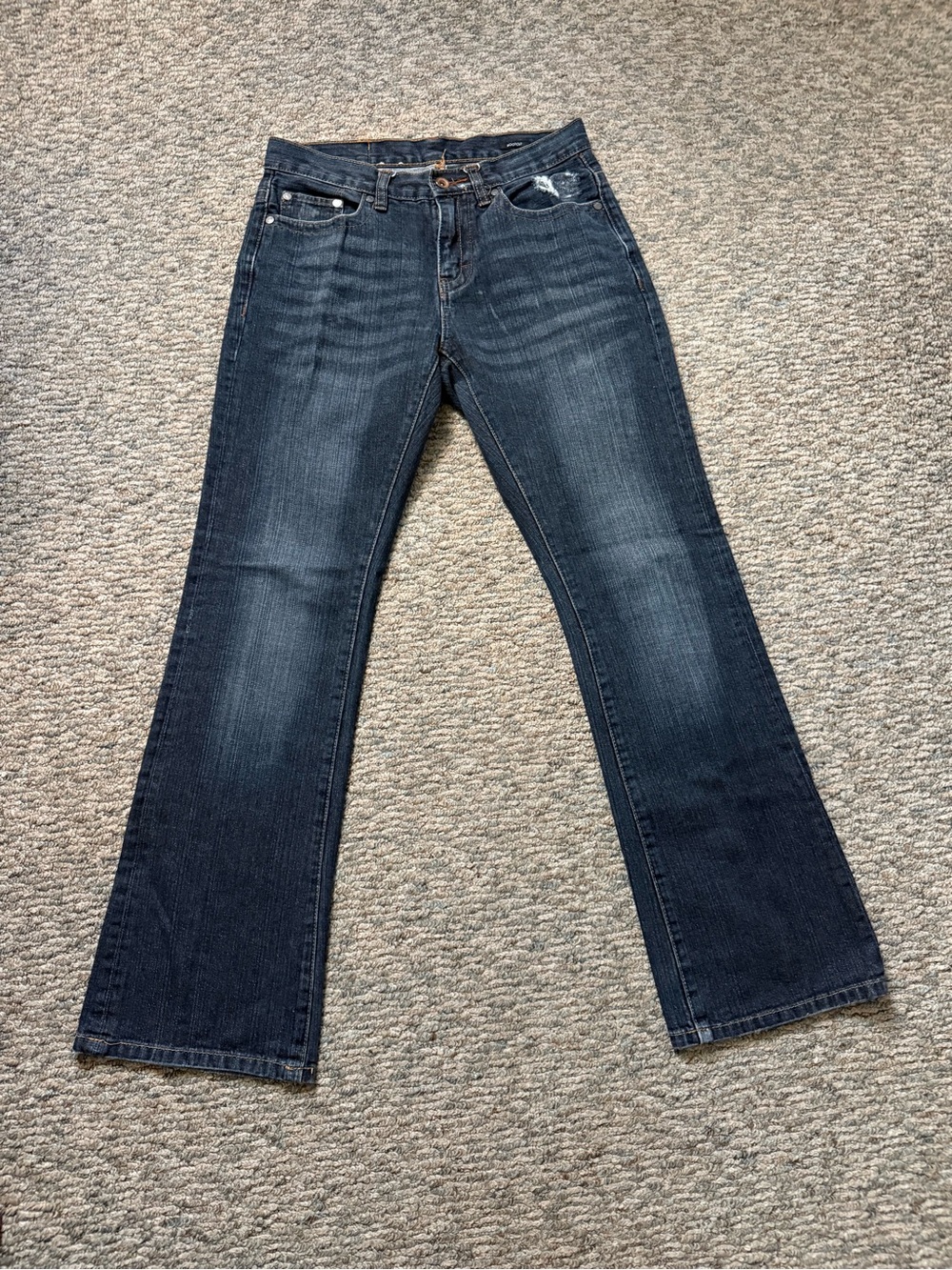 Calvin Klein Women's Dark Blue Flare Jeans
